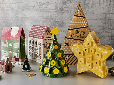 Gefertigte Adventskalender von Karl Knauer
