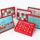 Die sechs Motive des Puzzle-Adventskalenders für das Logistikunternehmen Fr. Meyer’s Sohn