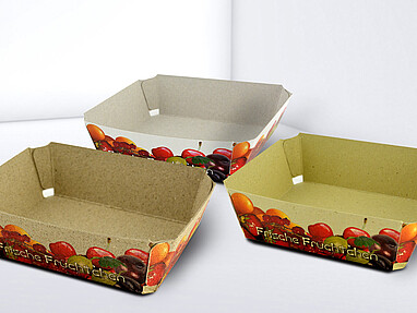 Widok szczegółowy kartonowej skrzynki o naturalnym wyglądzie