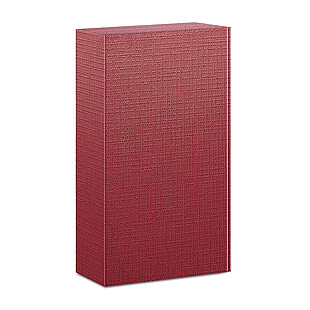 Karton prezentowy na wino Struktura VITA, bordowy