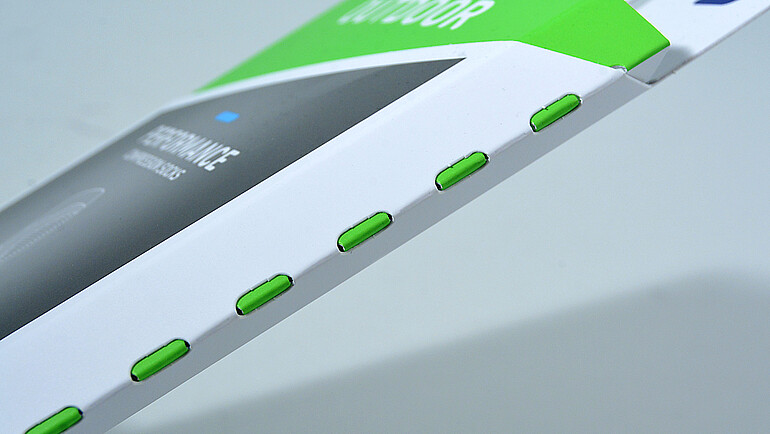 Krawędzie opakowania z zamknięciem