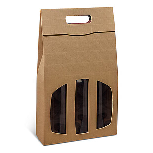 Karton transportowy, otwartą falą, natura