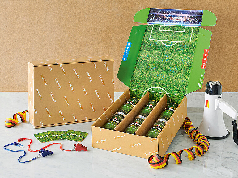 Surprise Fussball Geschenkverpackung