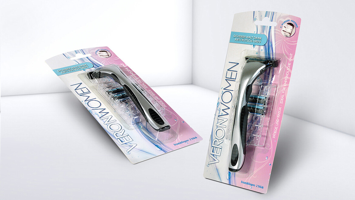 Karta blistrowa do maszynki do golenia