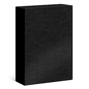 Karton prezentowy na wino PURE line, czarny