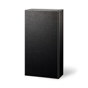 Pudełko składane na wino Struktura VITA, czarny